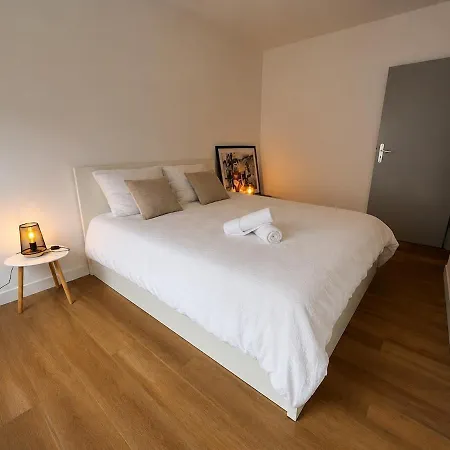 Appartamento T3 Au Coeur De St-quentin 2 Lits King Size Parking Gratuit *